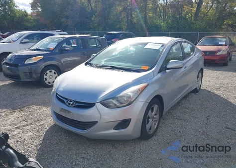 2013 Hyundai Elantra Gls из США, поврежденный, VIN 5NPDH4AE2DH347303